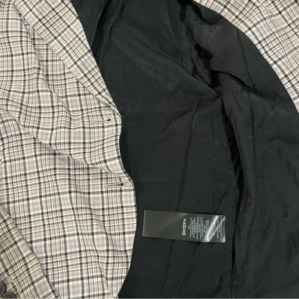 NWT Free People Cali Plaid Blazer
